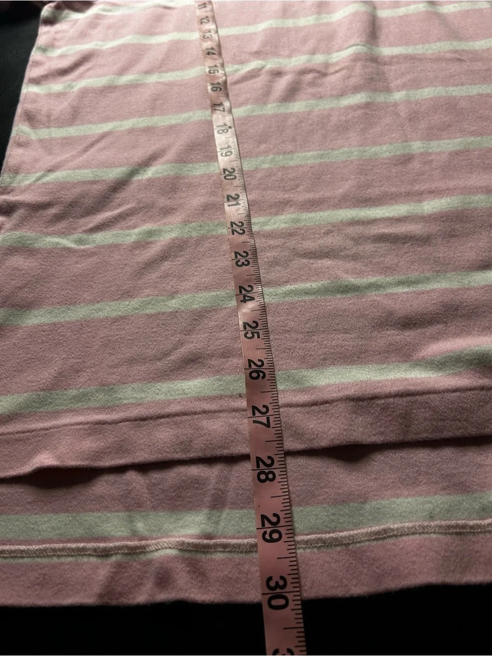 Ralph Lauren Pink & White Striped Polo Shirt